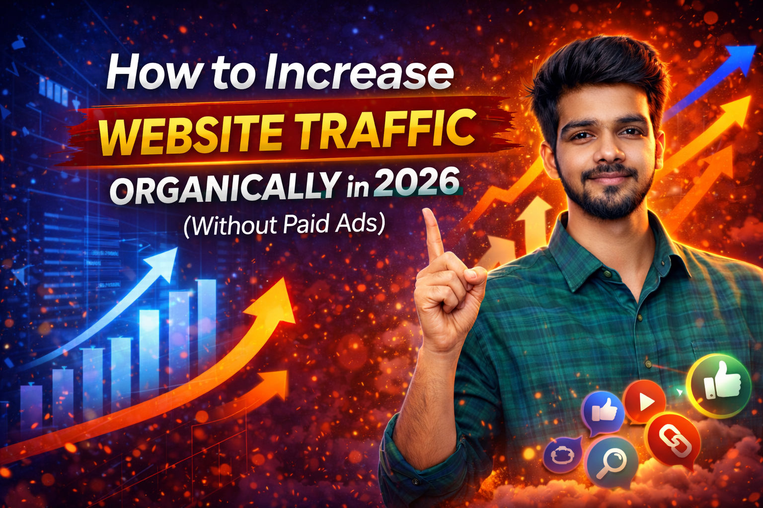 How to Increase Website Traffic Organically in 2026 (Without Paid Ads)